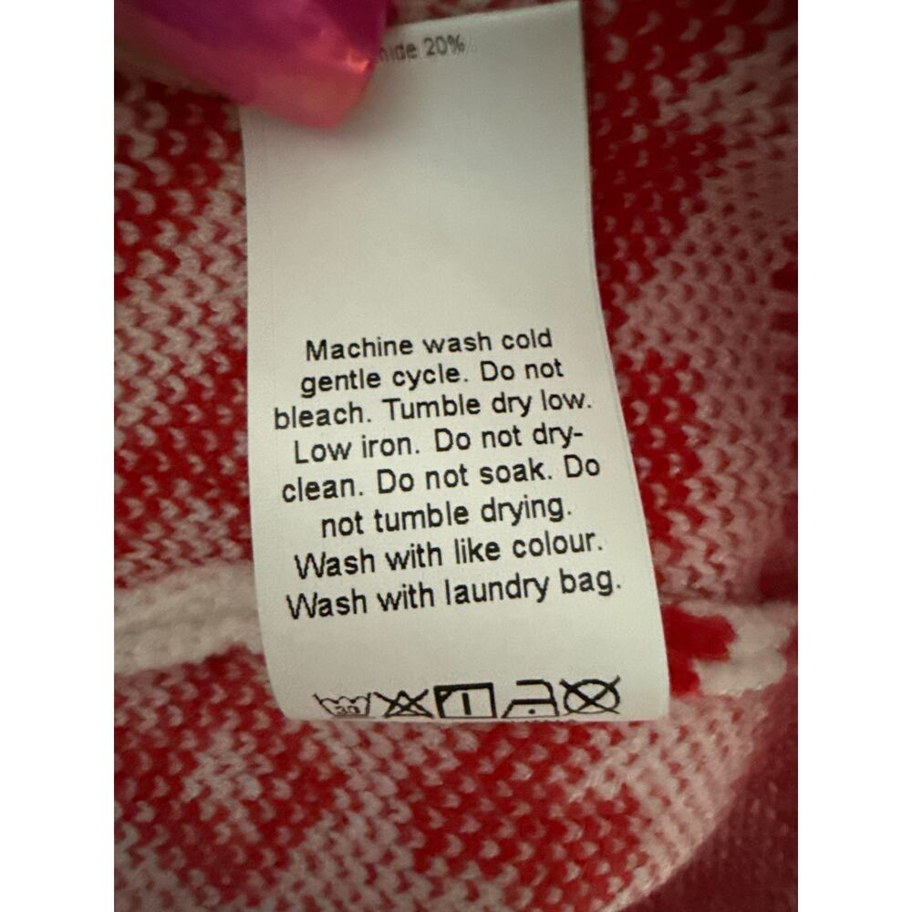 A New Day Apres Crew‎ Neck Graphic Pullover Sweater Red Size Medium - Picture 11 of 11
